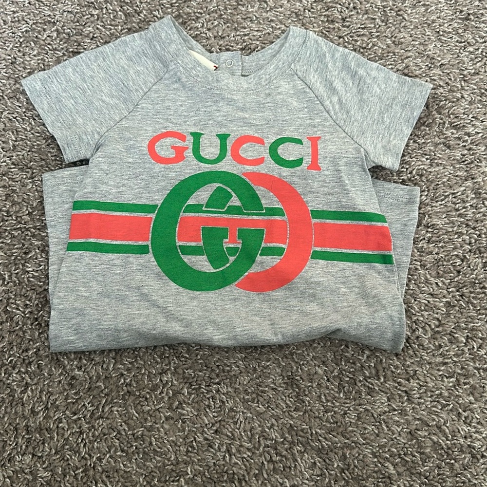 Baby Boys Gucci Onsie (Shorts)